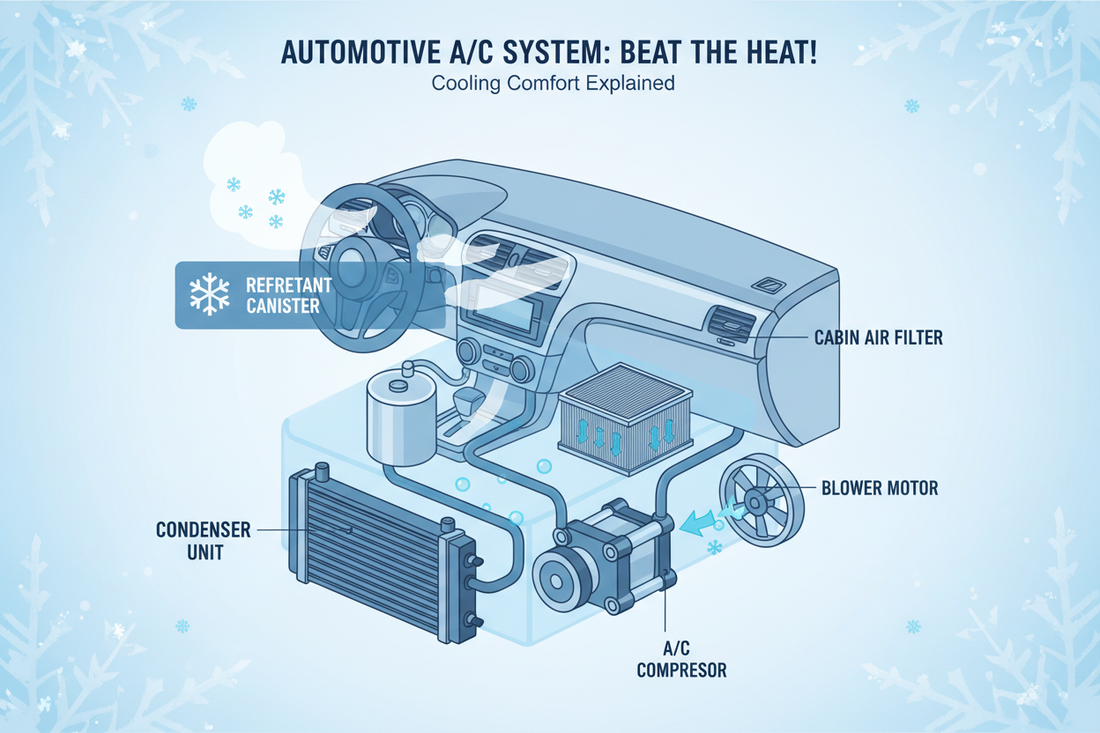 Why Your Car A/C Isn’t Cooling Enough (Top Causes & Easy Fixes)