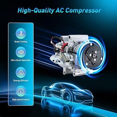 AC Compressor for GMC Envoy XL XUV 4.2L Chevrolet Trailblazer EXT 2002-2009