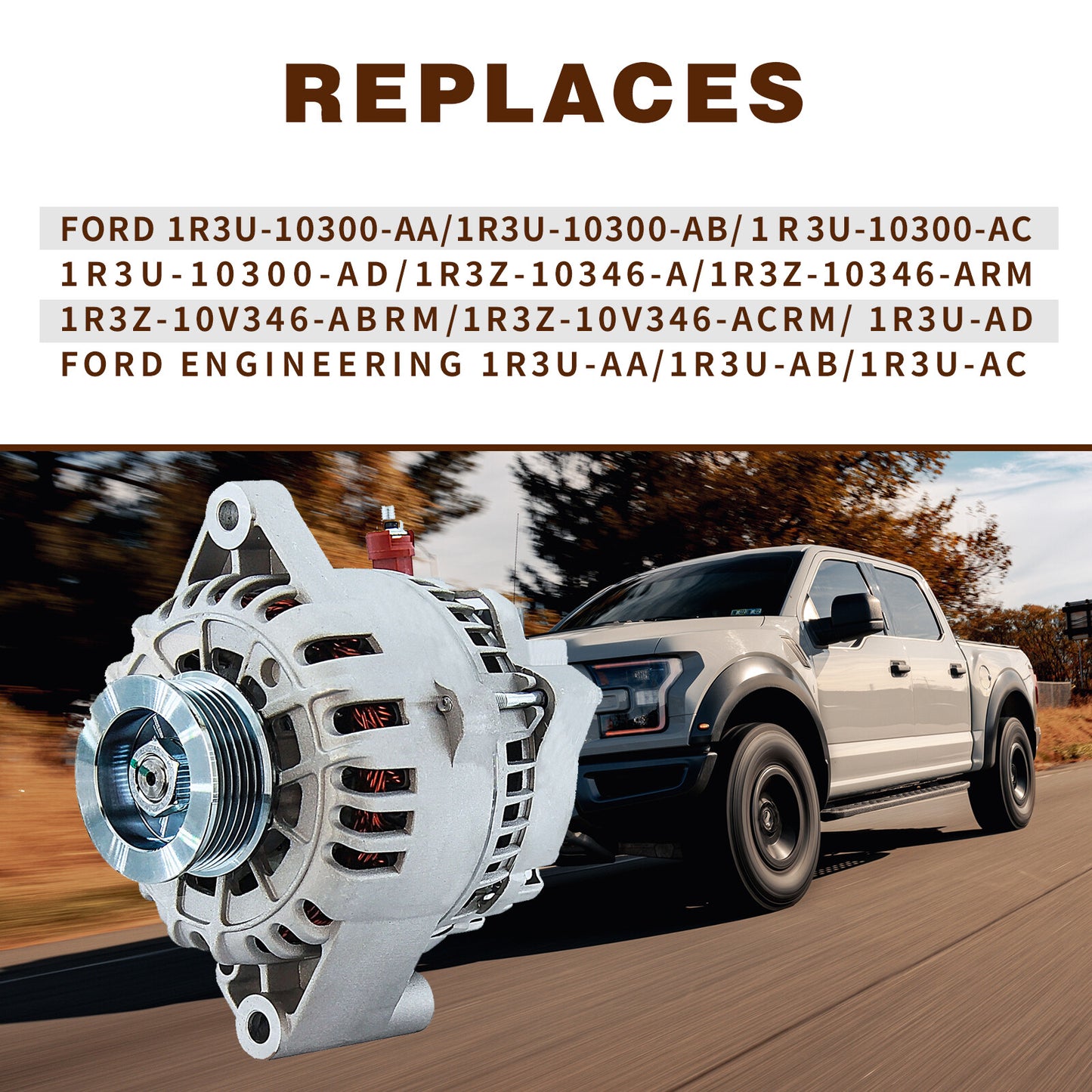 Alternator For Ford Mustang 2001 2002 2003 2004 3.8L 3.9L 213-3155D 400-14048