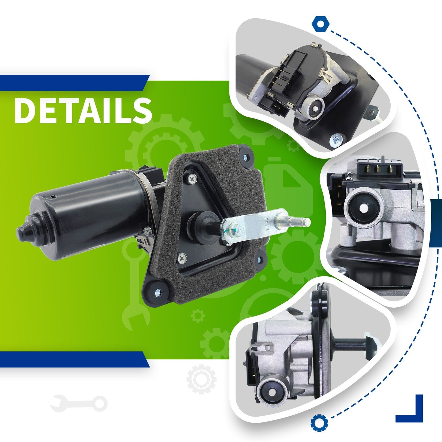 Front Windshield Wiper Motor Ford F150 F250 F350 F53 F59 F600 1987-1996