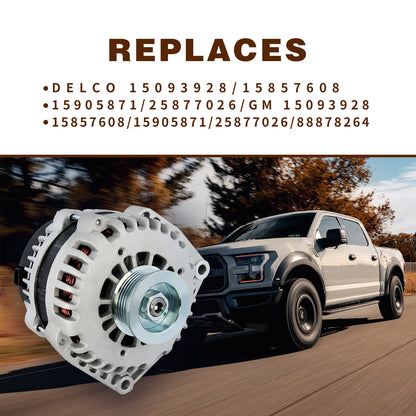New Alternator For Cadillac Chevrolet GMC Silverado Suburban Sierra 1500 2500