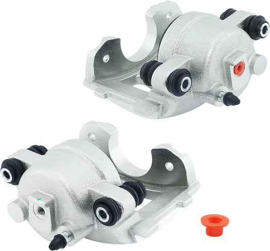 Pair Disc Brake Calipers for 1990-2006 Jeep Grand Cherokee TJ Wrangler 4.0L/2.4L