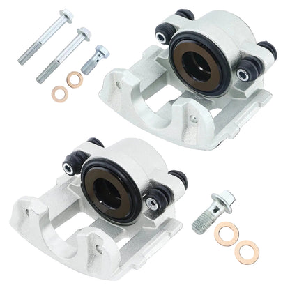 Pair Disc Brake Calipers for 1990-2006 Jeep Grand Cherokee TJ Wrangler 4.0L/2.4L